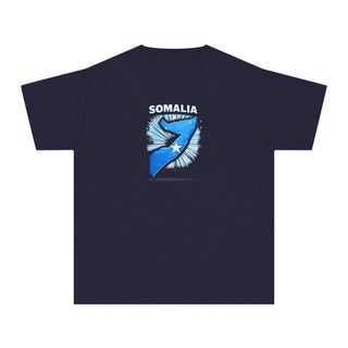 Somalia Map Youth Shirt, Somali Pride Kids Tee, Somalia Flag Outline T-Shirt, Heritage Gift for Boys Girls, Patriotic Somalia Youth Tee