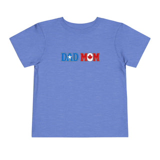 Dad Mom Toddler Shirt, Somali Dad Canadian Mom Tee, Mixed Heritage Toddler Shirt, Somalia Canada Pride Gift for Kids