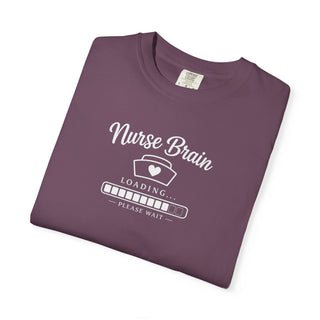 Funny Nurse Brain Loading Shirt Cute Nurse Gift Red Tee for Nurses