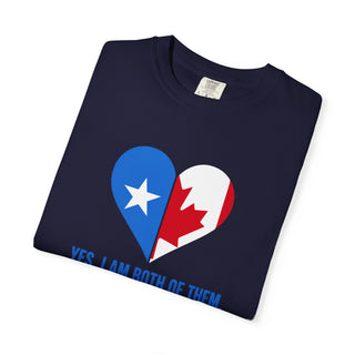 Yes I Am Both of Them Shirt, Somali Canadian Pride T-Shirt, Somalia Canada Heritage Tee, Dual Citizenship Gift, Cultural Identity Shirt, Unisex Adult Tee