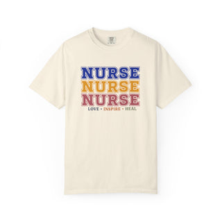 Nurse Love Inspire Heal Shirt Retro Nurse Tee RN LPN Gift Nurse Appreciation Shirt Healthcare Worker Tee Medical Professional Gift