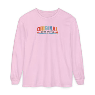 Original Since Day One Long Sleeve Tee – Birthday Gift Idea, Retro Style Shirt, Funny Unique Present