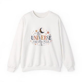 The Universe Has My Back Sweatshirt, Celestial Motivational Crewneck Gift
