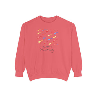 Radiate Positivity Sweatshirt, Inspirational Positive Vibes Crewneck Gift