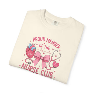Cardiac Nurse Shirt Proud Member of the Nurse Club Tee Cardiac Nurse Gift RN LPN Heart Nurse Shirt Nurse Appreciation Gift
