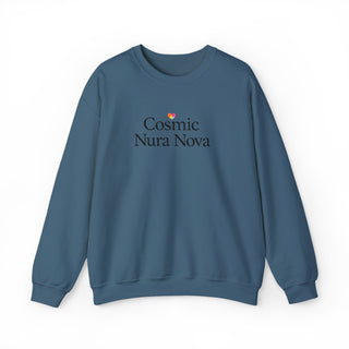 Cosmic Nura Nova Crewneck Sweatshirt, Minimal Aesthetic Graphic Pullover