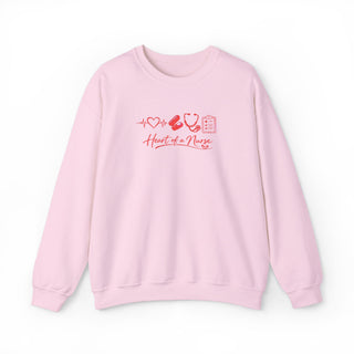 Heart of a Nurse Sweatshirt, Nurse Life Crewneck, RN Gift for Healthcare Workers