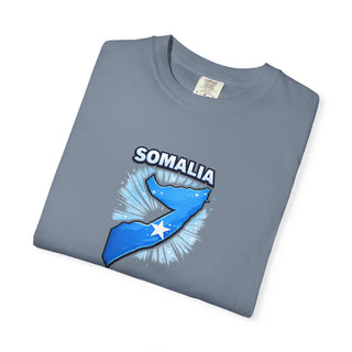 Somalia Map Flag Shirt, Somali Pride T-Shirt, Vintage Somalia Star Design, Somali Heritage Gift, Africa Country Patriotic Tee