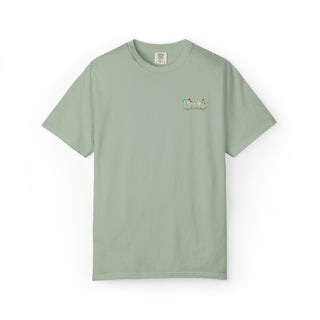 Enjoy the Little Things Embroidered Floral Aesthetic Tee