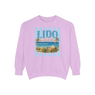 Beach Vibes Sweatshirt — Hido Beach Vintage Coastal Graphic