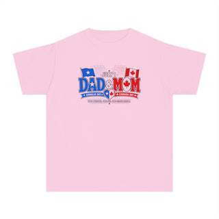 Dad & Mom July 1 Youth Shirt | Somalia Day & Canada Day Tee
