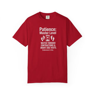 Patience Master Level Shirt | New Dad Labor Contractions Tee (Est 2026)