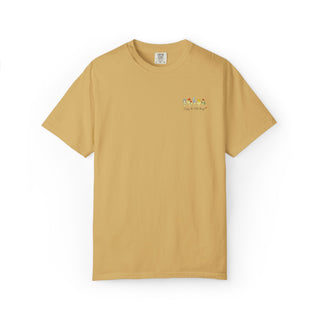 Enjoy the Little Things Embroidered Floral Aesthetic Tee