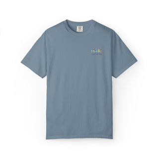 Enjoy the Little Things Embroidered Floral Aesthetic Tee