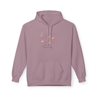 Radiate Positivity Hoodie – Motivational Self Love Cozy Gift Sweatshirt