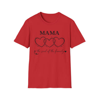 MAMA The Soul of the Family Shirt Cute Heart Design Gift