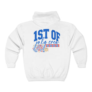 Somalia Independence Day 1st of July Crew Zip-Up Hoodie – Somali Pride National Celebration Sweatshirt