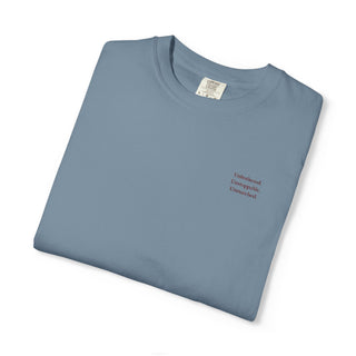 Unbothered Unstoppable Unmatched Embroidered Aesthetic Tee