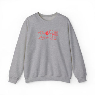 Heart of a Nurse Sweatshirt, Nurse Life Crewneck, RN Gift for Healthcare Workers