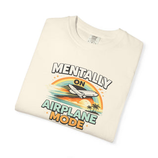 Airplane Shirt, Mentally on Airplane Mode Travel Shirt for Aviation Lovers