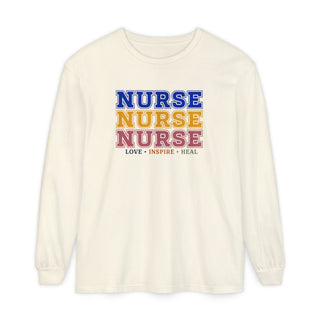 Retro Nurse Long Sleeve Shirt ER RN LPN Healthcare Worker Tee Hospital Nurse Shirt Nurse Appreciation Gift Nurse Birthday Tee Graduation Gift
