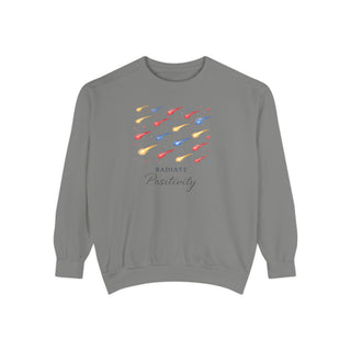 Radiate Positivity Sweatshirt, Inspirational Positive Vibes Crewneck Gift