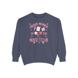Proud Member of the Nurse Club Sweatshirt Girly Nurse Tee RN LPN Pediatric Cardiac NICU School Nurse Shirt Nurse Appreciation New Nurse Gift