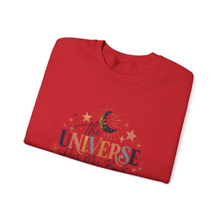 The Universe Has My Back Sweatshirt, Celestial Motivational Crewneck Gift