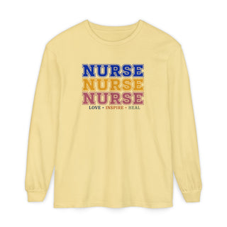 Retro Nurse Long Sleeve Shirt ER RN LPN Healthcare Worker Tee Hospital Nurse Shirt Nurse Appreciation Gift Nurse Birthday Tee Graduation Gift