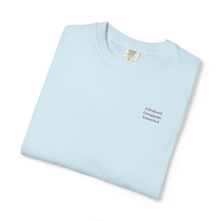 Unbothered Unstoppable Unmatched Embroidered Aesthetic Tee