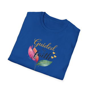 Guided by Faith Floral Sweatshirt, Inspirational Spiritual Shirt for Women Gift