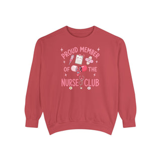 Proud Member of the Nurse Club Sweatshirt Girly Nurse Tee RN LPN Pediatric Cardiac NICU School Nurse Shirt Nurse Appreciation New Nurse Gift