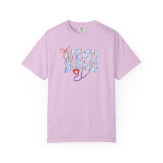 Floral Nurse Shirt, Girly Nurse Tee, RN LPN Shirt,  NICU ER Shirt,  School Nurse, New Nurse Gift