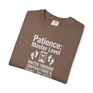 Patience Master Level Shirt | New Dad Labor Contractions Tee (Est 2026)
