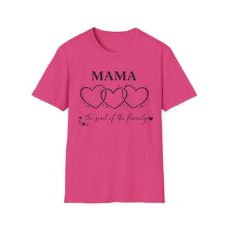 MAMA The Soul of the Family Shirt Cute Heart Design Gift