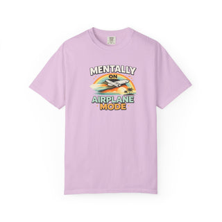 Airplane Mode Shirt Vintage Sunset Aviation Graphic Tee Unisex Travel Gift