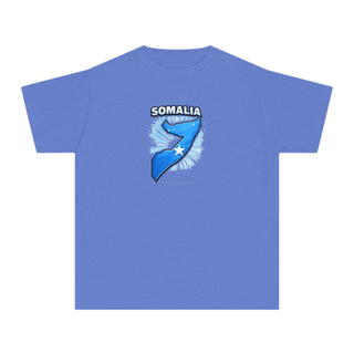 Somalia Map Youth Shirt, Somali Pride Kids Tee, Somalia Flag Outline T-Shirt, Heritage Gift for Boys Girls, Patriotic Somalia Youth Tee