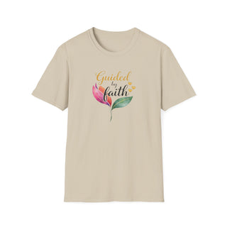 Guided by Faith Floral Sweatshirt, Inspirational Spiritual Shirt for Women Gift