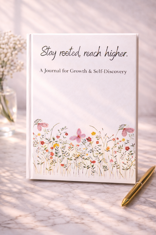 Stay Rooted, Reach Higher: A Journal for Growth & Self-Discovery