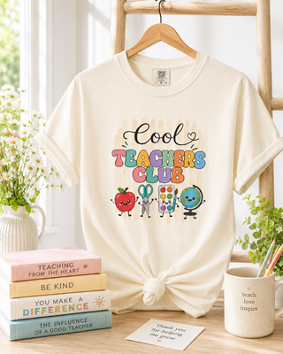 Teachers Club Tee Back to School Teacher Shirt Gift Unisex