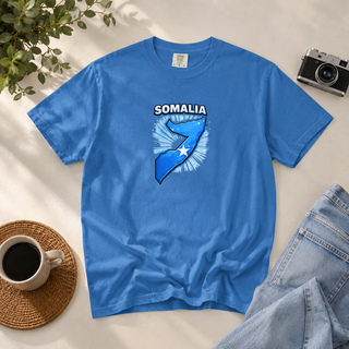 Somalia Map Flag Shirt, Somali Pride T-Shirt, Vintage Somalia Star Design, Somali Heritage Gift, Africa Country Patriotic Tee