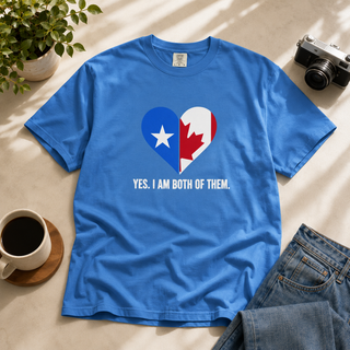 Yes I Am Both of Them Shirt, Somali Canadian Pride T-Shirt, Somalia Canada Heritage Tee, Dual Citizenship Gift, Cultural Identity Shirt, Unisex Adult Tee