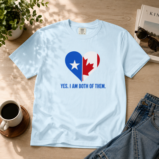 Yes I Am Both of Them Shirt, Somali Canadian Pride T-Shirt, Somalia Canada Heritage Tee, Dual Citizenship Gift, Cultural Identity Shirt, Unisex Adult Tee