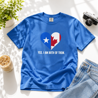 Yes I Am Both of Them Shirt, Somali Canadian Pride T-Shirt, Somalia Canada Heritage Tee, Dual Citizenship Gift, Cultural Identity Shirt, Unisex Adult Tee
