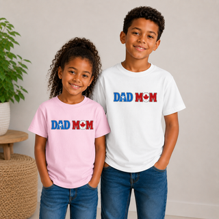 Kids Somali Canadian Pride Shirt | Somali Dad Canadian Mom Tee