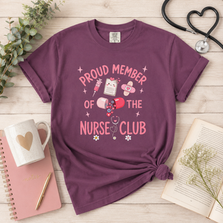 Proud Member of the Nurse Club Shirt New Nurse Gift Nurse Life Shirt RN LPN CNA Pediatric ER Tee ICU Nurse Appreciation Gift School Nurse