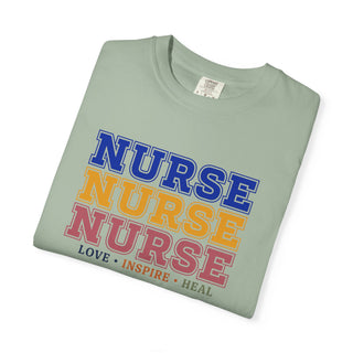 Nurse Love Inspire Heal Shirt Retro Nurse Tee RN LPN Gift Nurse Appreciation Shirt Healthcare Worker Tee Medical Professional Gift