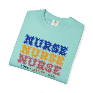 Nurse Love Inspire Heal Shirt Retro Nurse Tee RN LPN Gift Nurse Appreciation Shirt Healthcare Worker Tee Medical Professional Gift