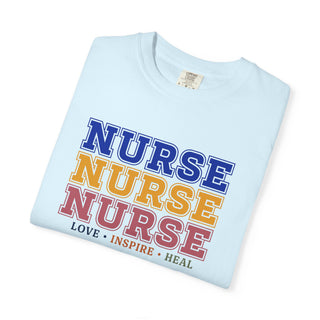 Nurse Love Inspire Heal Shirt Retro Nurse Tee RN LPN Gift Nurse Appreciation Shirt Healthcare Worker Tee Medical Professional Gift