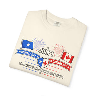 Two Nations One Day One Celebration Somalia Canada Day July 1 Shirt